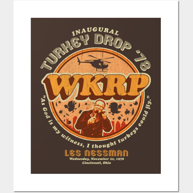 WKRP Turkey Drop '78 Wall Art by Alema Art